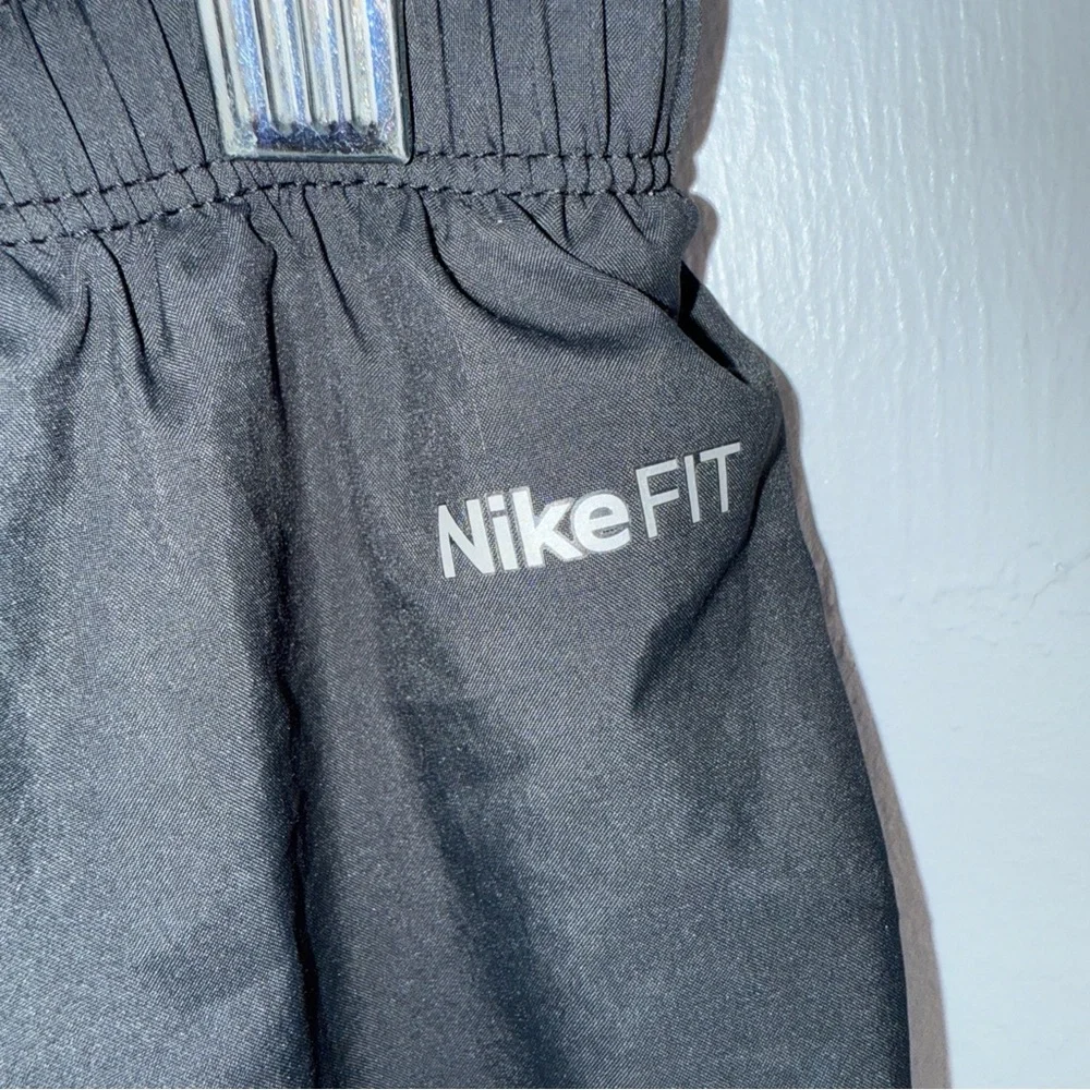 Nike Fit Dry Black Blue Dark Gray Athletic Shorts Womens Large Running‎